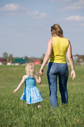 mother and daughter