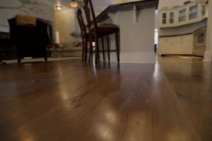 detail of wood floors