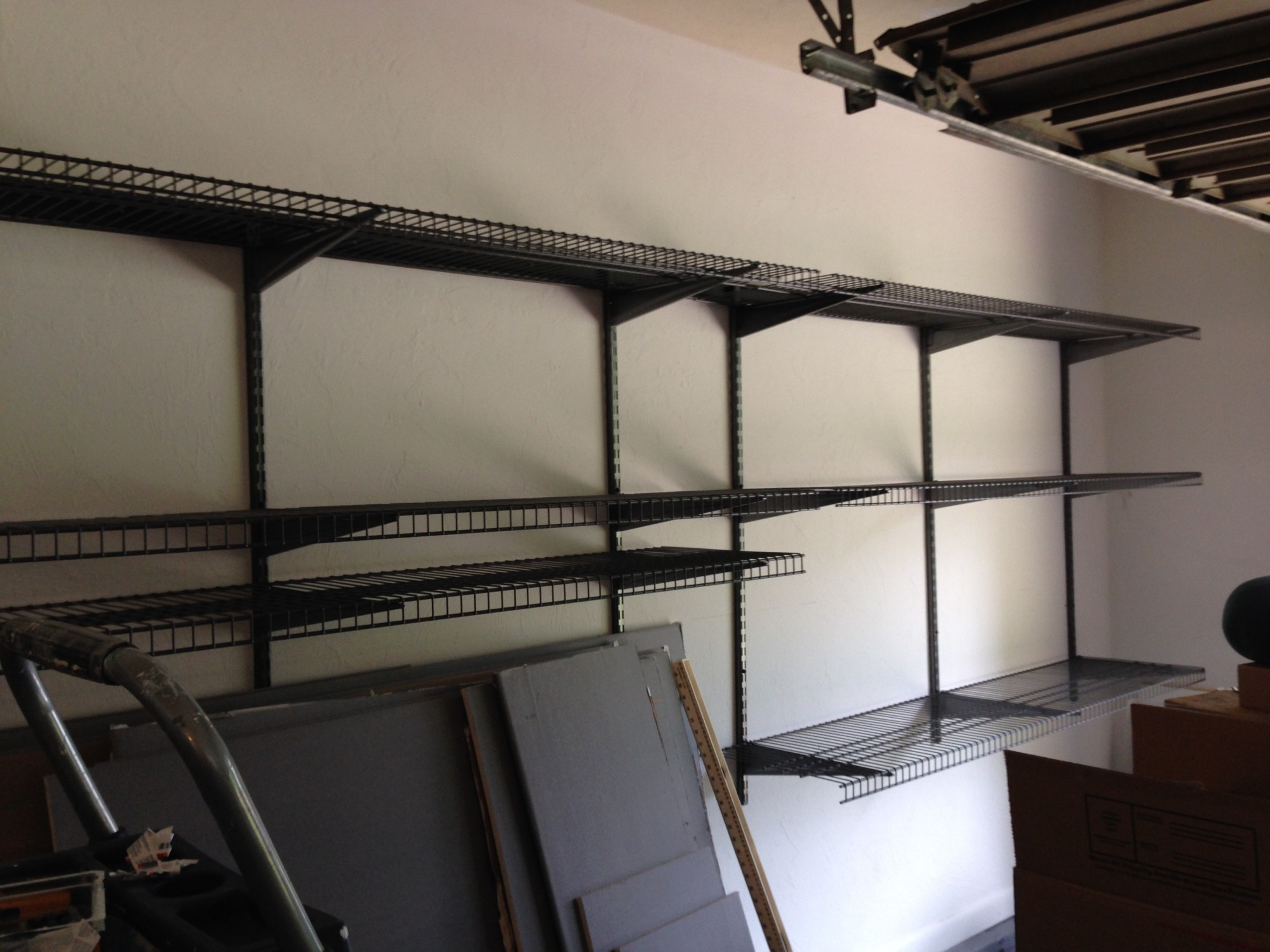 Taming the Mess: Garage Shelves Add Lots of Storage Space