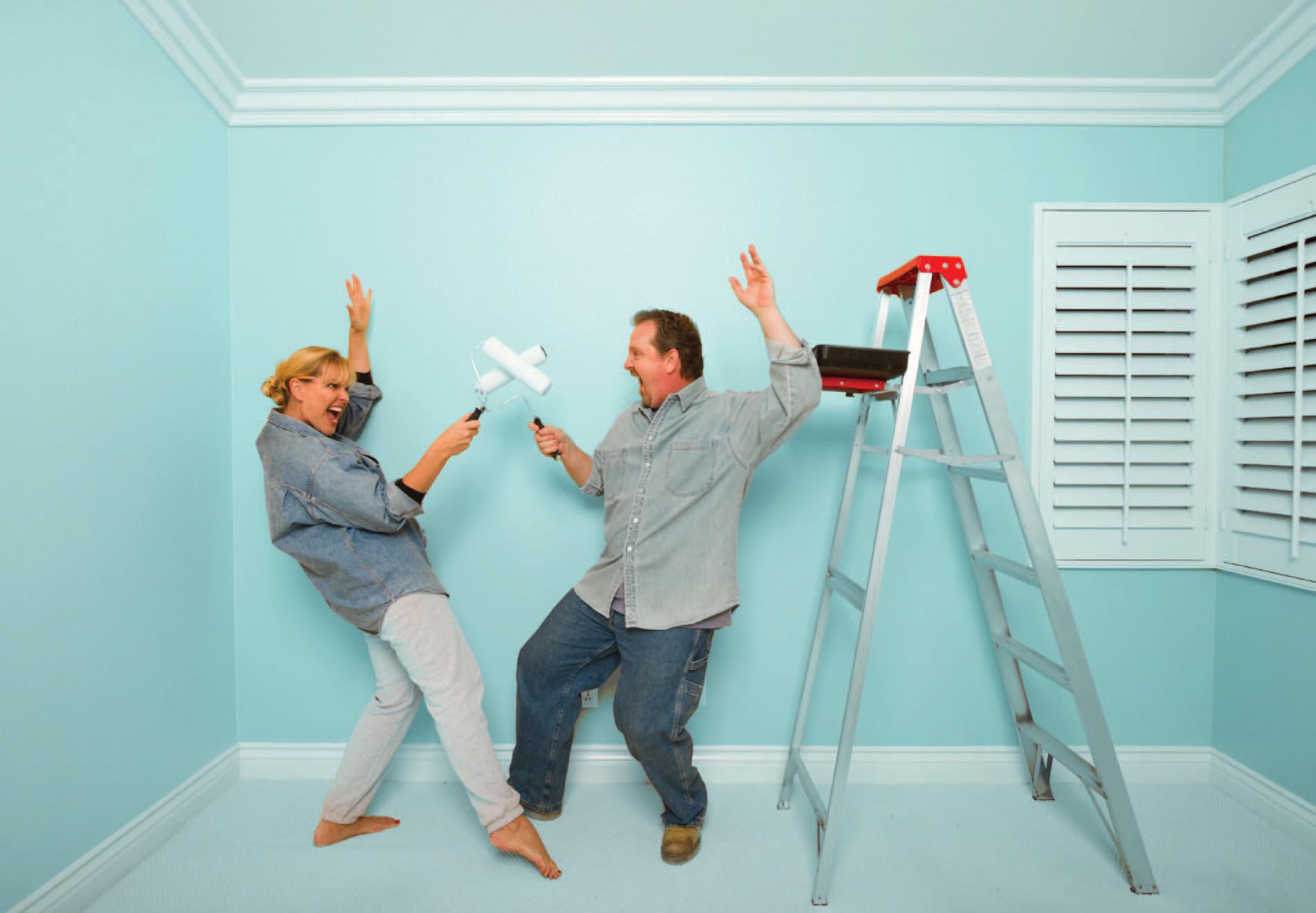 Painting your livingroom
